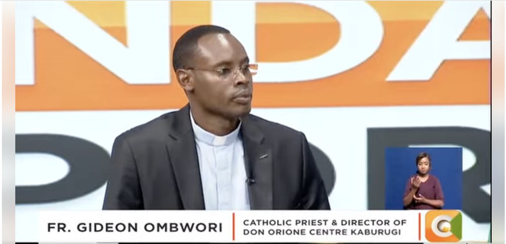 Fr. Gideon Ombwori interviewed on Citizen TV